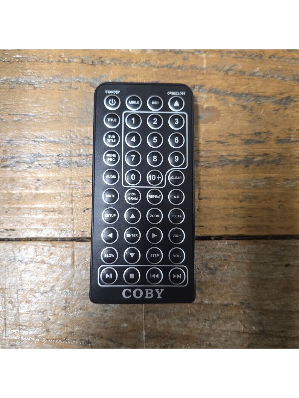 OEM GENUINE - COBY KT8222-003 - Black Remote Control - TESTED - DD-3600